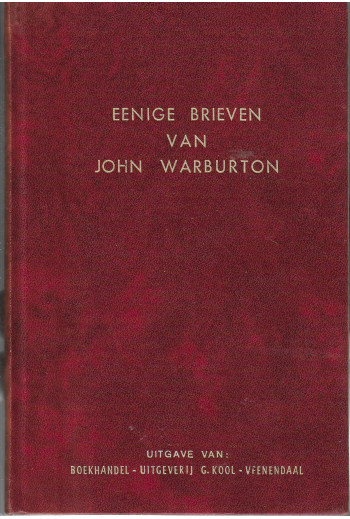 Warburton, John - Eenige...
