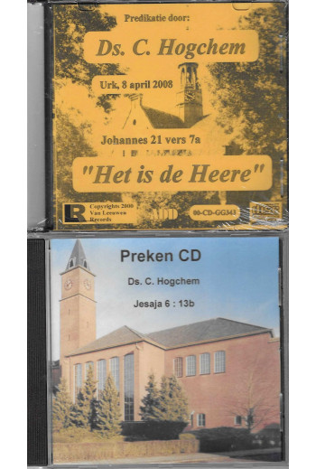 Hogchem, Ds. C. - 2 Preek cd's